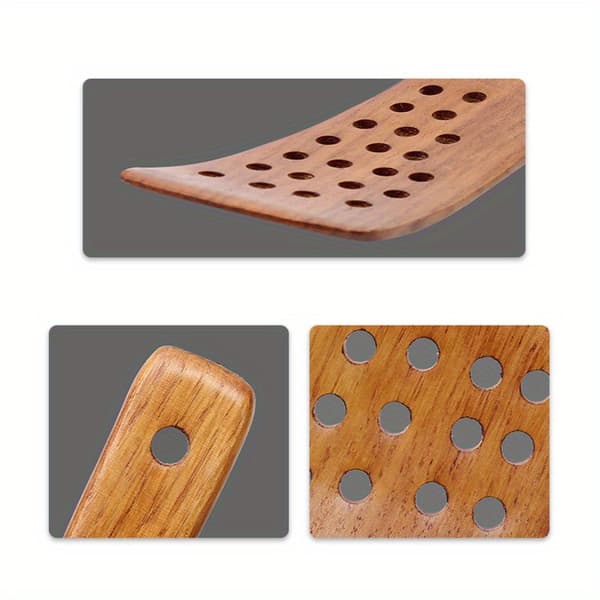 Non-stick multifunktionell träspatel, pannkaksskyffel & slitsspatel kökstillbehör 1pc