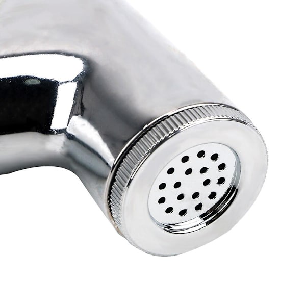 Håndholdt bidet-sprøjtepistol, toiletsprøjtepistol, brusehoved, dyse, badeværelsesrengøringsværktøj med bruseslange, bærbar