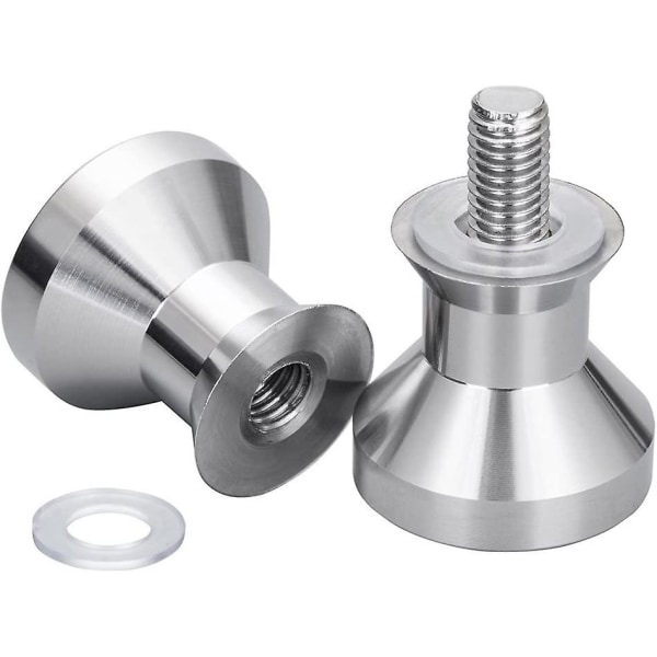 Runde brusedørsgreb i rustfrit stål (30mm)