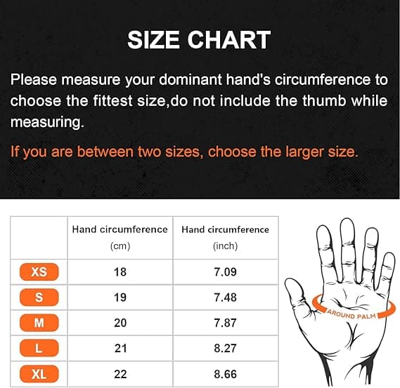 Vinterhandsker XL Størrelse Touchscreen-kompatible Termiske Vindtætte Letvægts Komfortable Sorte