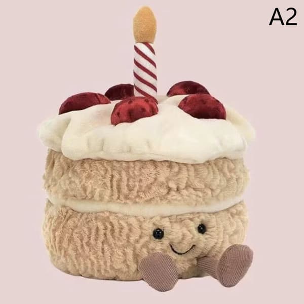 Original Jelly Cat 30cm Bashful Bonnie Holder en Bursdagskake Plysj A2
