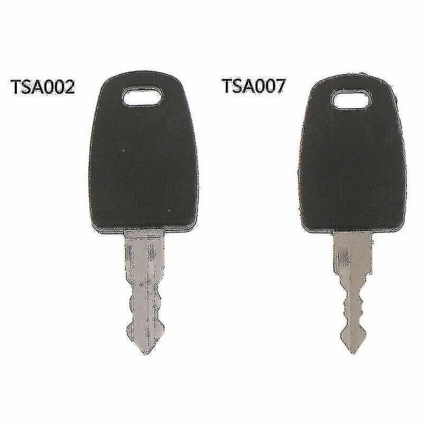 Multifunksjon Tsa002 007 nøkkelpakke Bagasje Toll Tsa-låsnøkler (2 pakke)