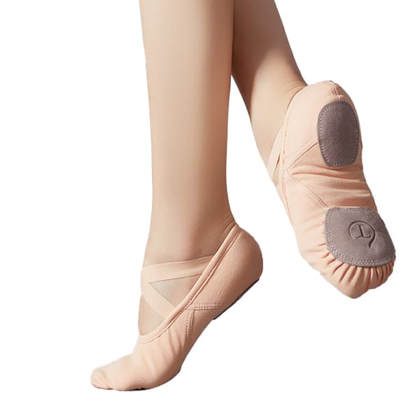 Balletdansesko med delt sål, flade gymnastikdansesko 39