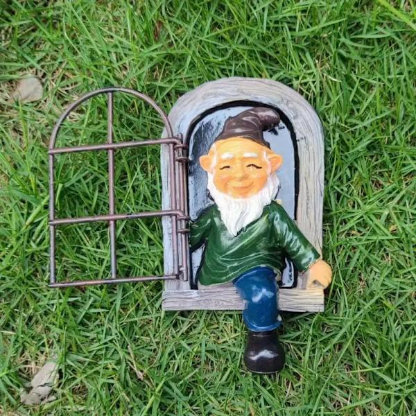 1 stk, Elf Tre Klem Hage Statue - Utendørs og Innendørs Hjem Decor