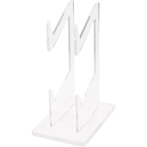 Transparent Akryl Spil Controller Stativ Holder, Dobbelt-Laget Spil Controller Holder Stativ