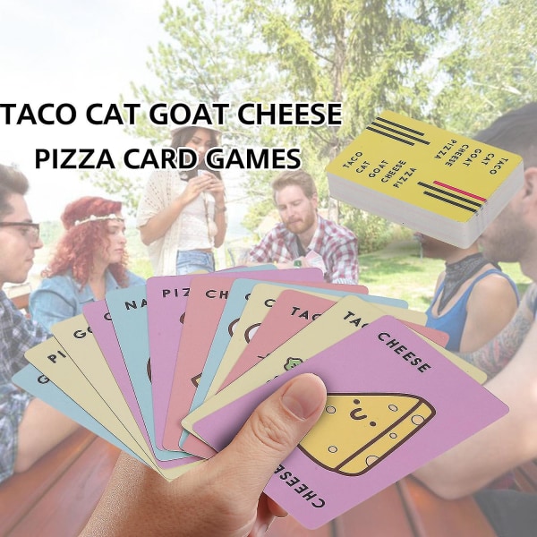 Taco Cat Vuohenjuusto Pizzakorttipelit 10 Minutes Fast Table Card Games 3-8 Player Suositut juhlakorttipelit