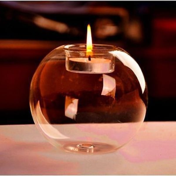 Bryllupsdekorasjon Transparent Party Glass Rund Hjem Romantisk Spisebord Middag Krystall
