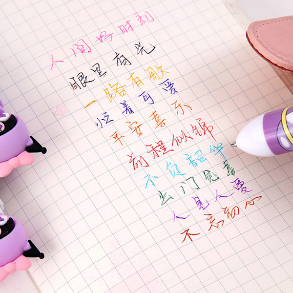 Tegneserie Kuromi 10 farvet kuglepen Kawaii 0,7 mm multipen A1
