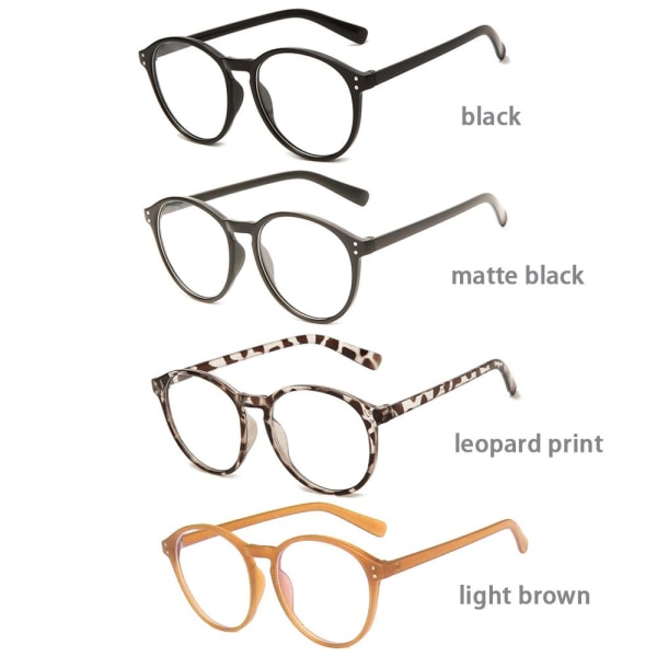 -1.0~-4.0 Myopi Glasögon MATT SVART STYRKA 2.50 matt svart matte black Strength 2.50-Strength 2.50