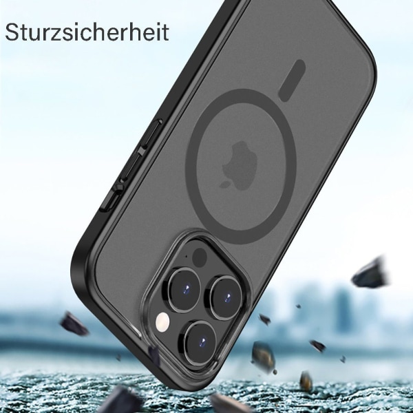 Magnetisk case för iPhone 14 Pro , kompatibel med Magsafe Mattes