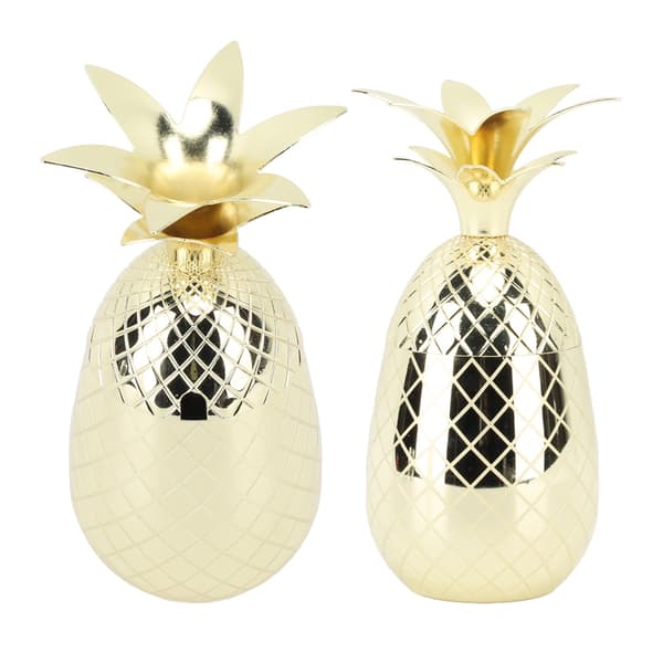 304 rostfritt stål ananas kopp bar kreativ cocktail kopp 500ml guld