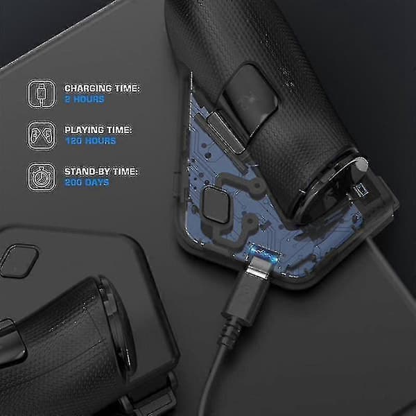F7 Claw Tablet Controller Joystick til Ipad/Android Tablets Plug and Play Gamepad til Pubg Mobile-God