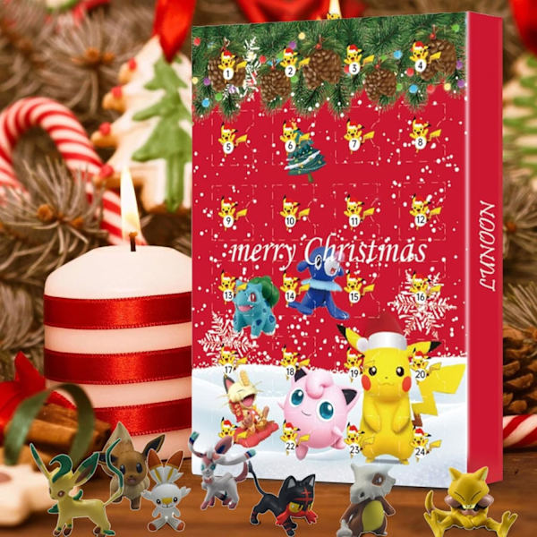 2024 Julkalender för barn, (Uppgraderad version) 24 presentbitar - slumpmässig stil (Blind Box), Adventskalender för barn Style B
