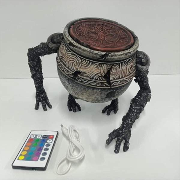 Elden Ring Pot Boy-statyer med inbyggda LED-lampor, Elden Ring Game Fans Collection Gift (YJD)