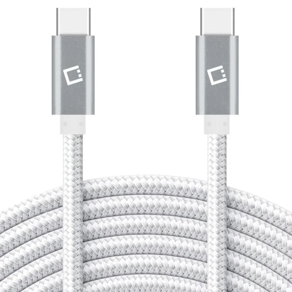 iPhone 15 Pro MAX USB-C flettet opladningskabel - 3 meter - (Woven) (3M)