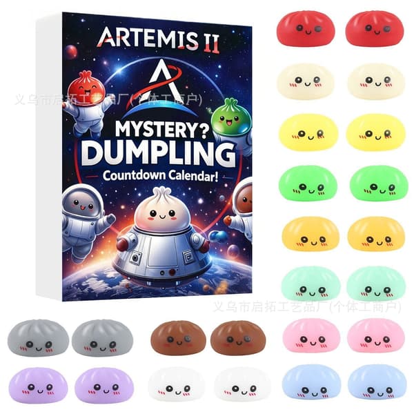Maltose Squishy Dumpling Fidget Blind Box – Stressavlastende Klemmeleke for Voksne 20