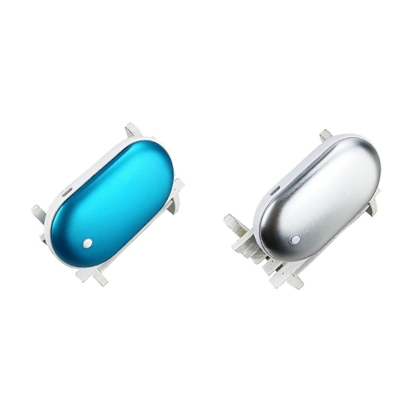 2 stk. U-miss Oppladbare Håndvarmere Magnetisk USB