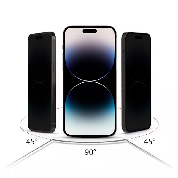HOFI iPhone 13 Pro Max / 14 Plus Skärmskydd Anti Spy Pro+ Sekretess