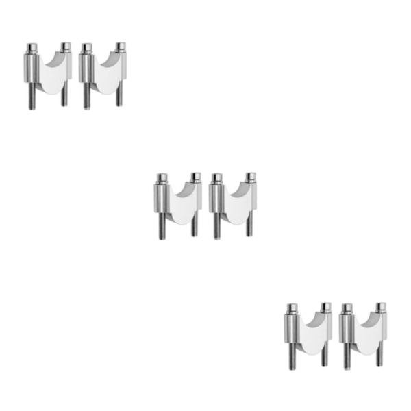 1/3/5 2st/set Höghållfast Monteringsklämma för Stång av Aluminiumlegering För Vit 28mm White 28mm 3PCS