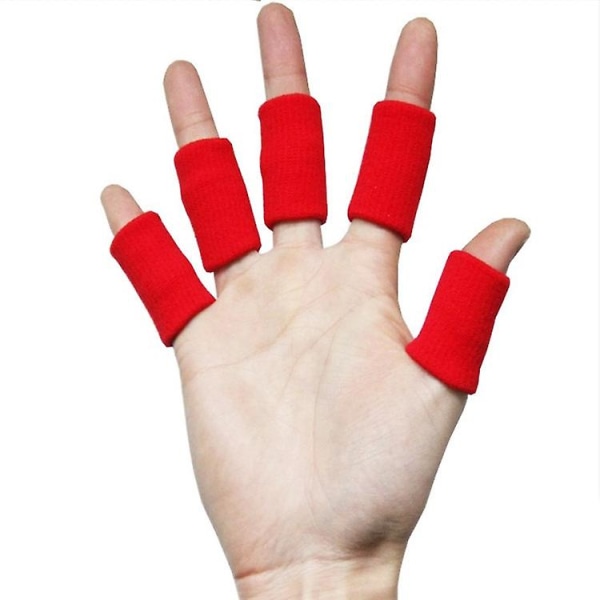 Sports Basketball Finger Beskyttelsestrekk-svart 10 Stk