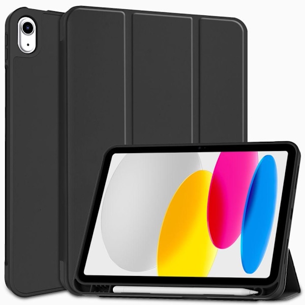 Tech-Protect iPad 10.9 2022 Case SmartCase Pen Holder Black