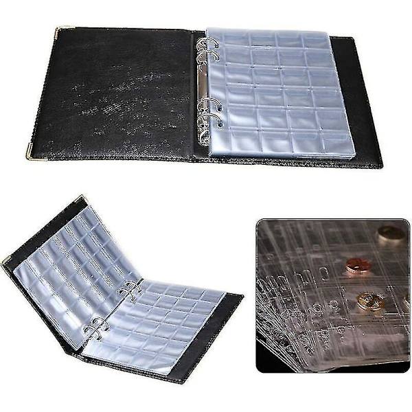 480 lommers myntsamlingsalbum, skinnmyntalbum, Paris Mint Binder, ideell for mynter med forskjellige diametre