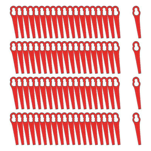 80 stk. plastik græstrimmerblade, udskiftningsblade til Einhell plæneklippere [gratis fragt]