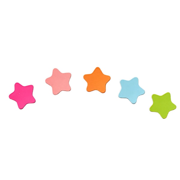 20 stk stjerne magnetiske tavle klistremerker Pink