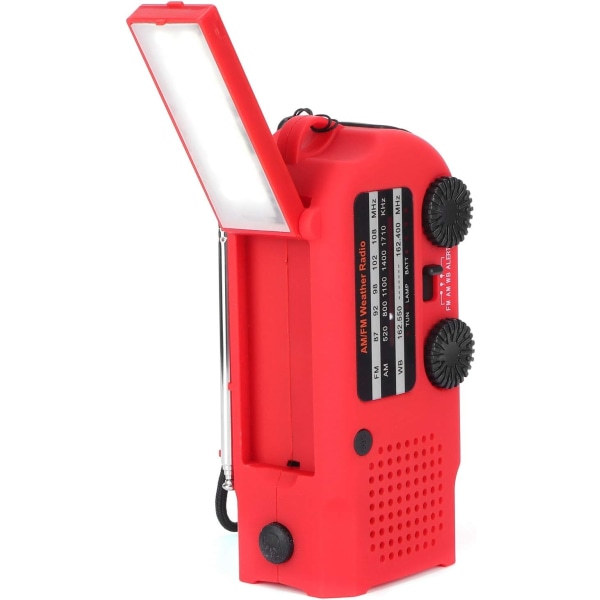 Solenergiradio, Nödhandvevradio, Solenergi SOS-larm Nödficklampa
