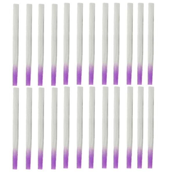 100 stk Glasfiberneglespidser Extended Nails Art Fiber Nail Extended Fiber Manicure Glasfibernegl (5,5*0,2cm, hvid)