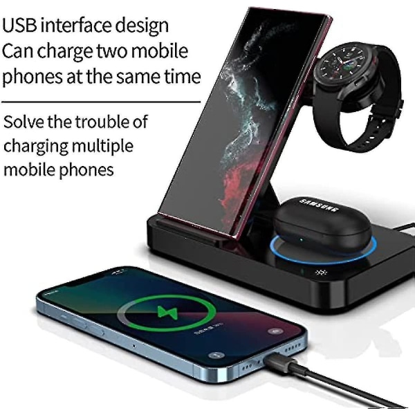 Wireless charger Samsung devices Galaxy S22 Charging