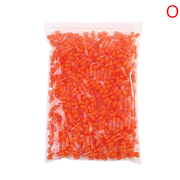 1000 pcs 1# Empty free gelatin capsule size Gel O