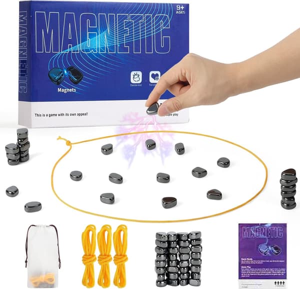 （AZC）IQ-spel Magnetiska stenar / Schackspel - Brädspel Flerfärgad multi-colored