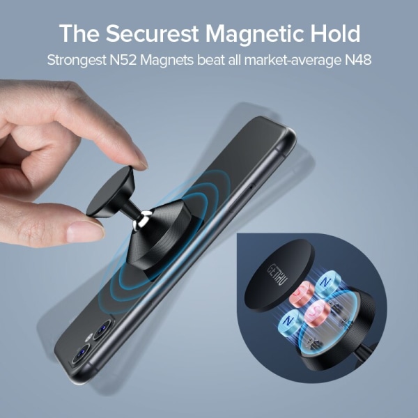 Magnetisk Bil Telefon Holder Magnet Mount Mobil mobiltelefon
