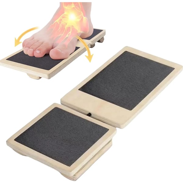 Wooden Foot Stretcher and Multifunctional Balance Board to Improve Stability and Prevent Sports Injuries