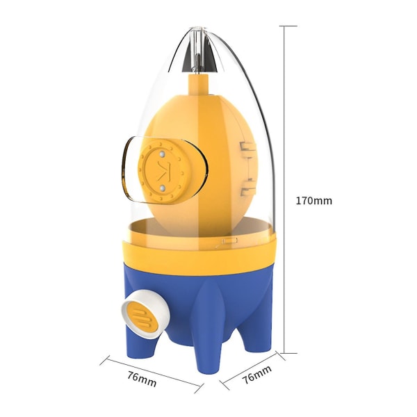 Eggeplommemikser manuell hånddrevet plast selvkontrollerende hastighet eggeplommer for kjøkken--