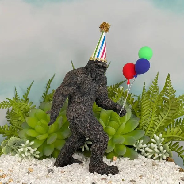 Mytisk Sasquatch Statue: Holdbar Hjem- og Kontordekoration - Abe-Varulv-Yeti Model Legetøj