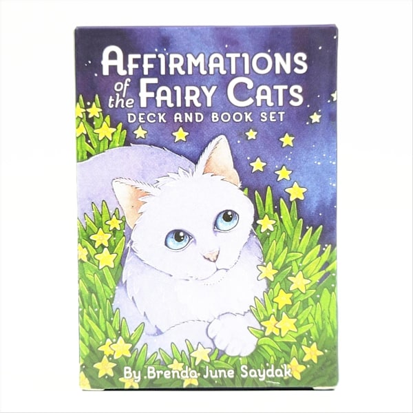 41 st. Fairy Cats Oracle Cards Tarot Spådom Tarotspel Spådom Engelska Versionen Tarotkort för Nybörjare Vintage Deck Brädspel Framtid Spådom