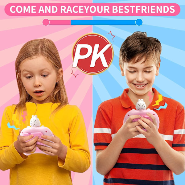 Popspel Sensoriska Fidgetleksaker för barn, upp fidget popper spel Tryck Bubbla Mönster Popping Spel, Pop it Spel Sensoriska Leksaker för Barn och Vuxna - Rosa