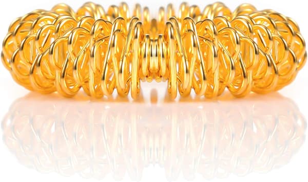 (AZC) 30 Akupressurringer, piggete sensoriske fingerringer for T