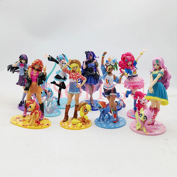 Kotobukiya My Little Pony: Vänskap är magisk Fluttershy Figur Anime BISHOUJO STATUE PVC Actionfigur Samlarmodell Leksak