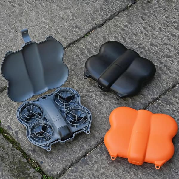 Plastskyddsväska/drönarskyddsfodral NEO 2 kompakt bärbart drönartillbehör, lättvikt, grå. gray