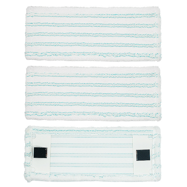 3 stk. Leifheit Clean Mop udskiftning til våd og tør brug Mikrofiber flad moppehoved tilbehør