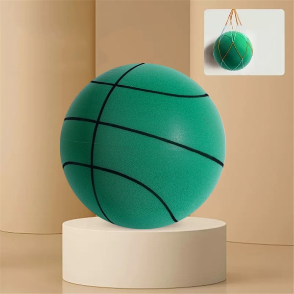 Stillegående innendørs basketball treningsball Lite støy for aktiviteter green