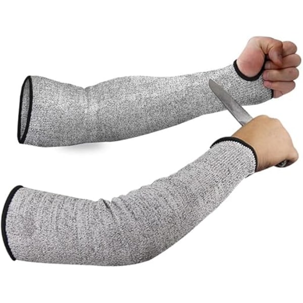 L*45cm Arm Beskyttelse Niveau 5 Beskyttelse 1 Par (Grå)