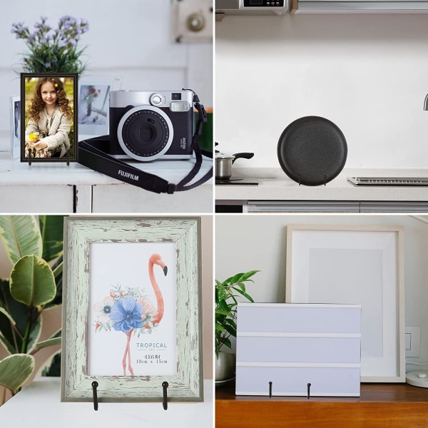 8 x Plate Stand 6 tommers Plate Stands for Display