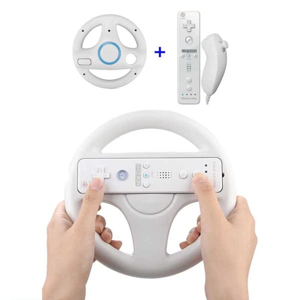 Kontroller kompatibel med Nintendo / Wii-kontroll med Motion Plus_xx White