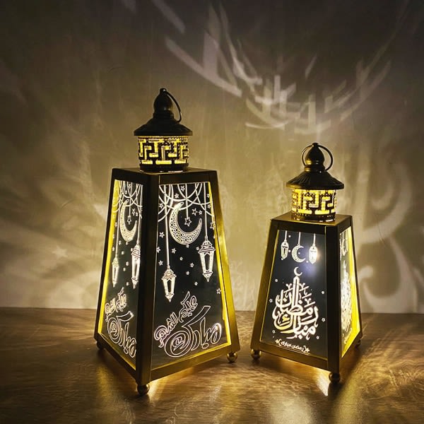 Ramadan Lantern Muslim Atmosphere Eid Light pöytäkoriste festivaalijuhliin