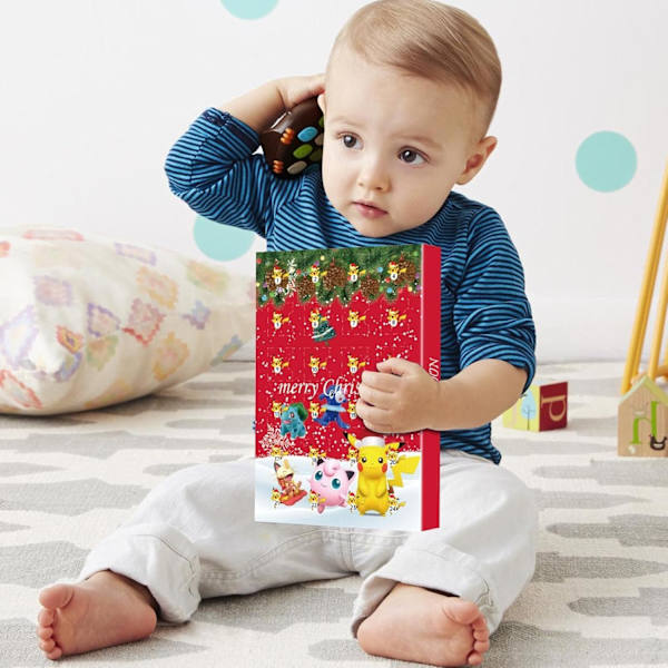 2024 Julkalender för barn, (Uppgraderad version) 24 presentbitar - slumpmässig stil (Blind Box), Adventskalender för barn Style B