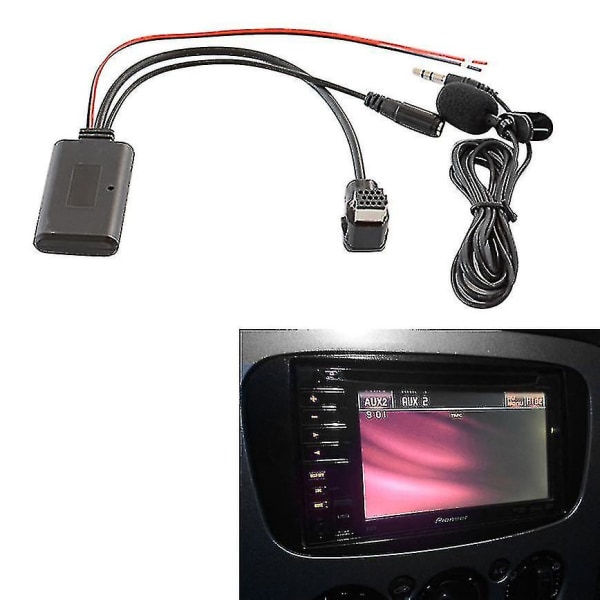 Bil Bluetooth 5.0 Aux-kabeladapter til Pioneer Radio Ip-bus P99 P01